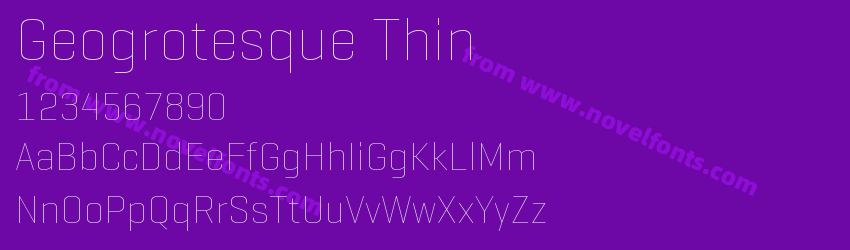 Geogrotesque ThinPreview Geogrotesque ThinPreview