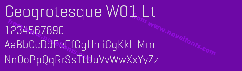 Geogrotesque W01 LtPreview Geogrotesque W01 LtPreview
