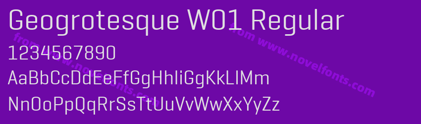 Geogrotesque W01 RegularPreview Geogrotesque W01 RegularPreview