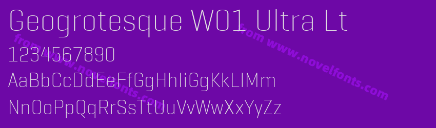 Geogrotesque W01 Ultra LtPreview Geogrotesque W01 Ultra LtPreview