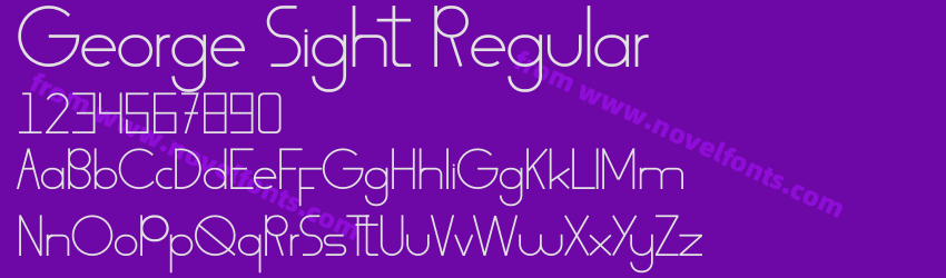 George Sight RegularPreview George Sight RegularPreview