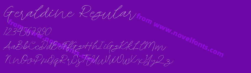 Geraldine RegularPreview
