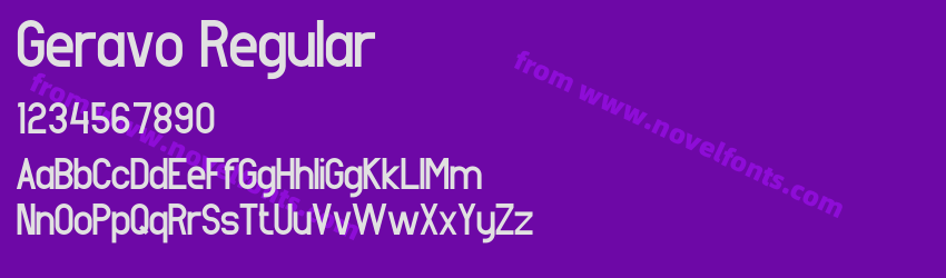 Geravo RegularPreview Geravo RegularPreview