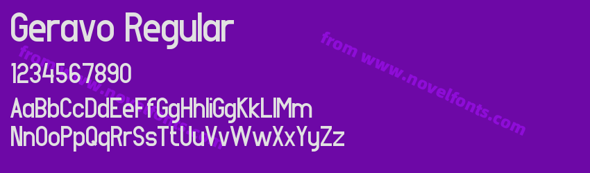 Geravo RegularPreview Geravo RegularPreview
