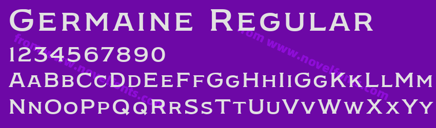 Germaine RegularPreview Germaine RegularPreview