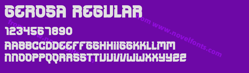 Gerosa RegularPreview Gerosa RegularPreview