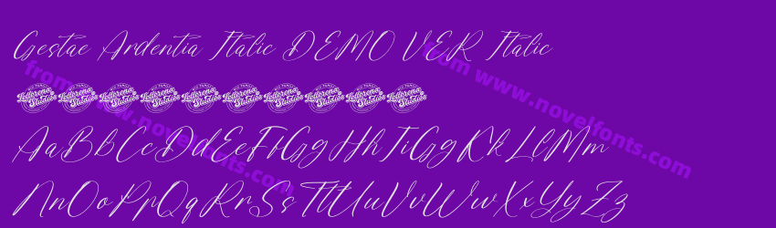 Gestae Ardentia Italic DEMO VER ItalicPreview Gestae Ardentia Italic DEMO VER ItalicPreview