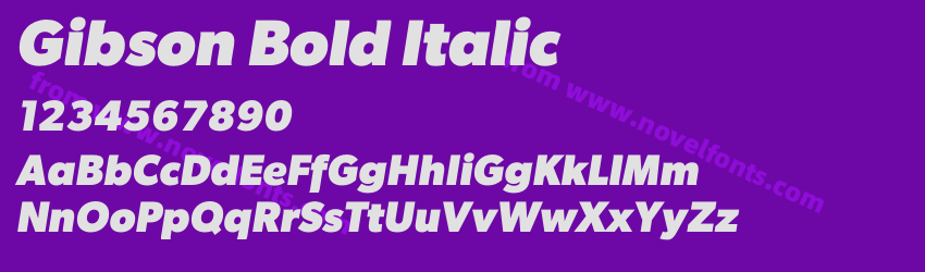 Gibson Bold ItalicPreview Gibson Bold ItalicPreview