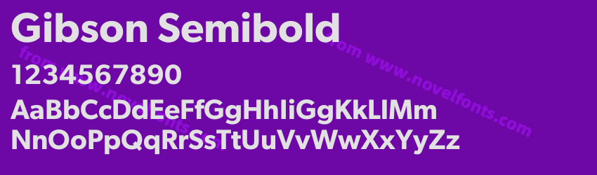 Gibson SemiboldPreview Gibson SemiboldPreview