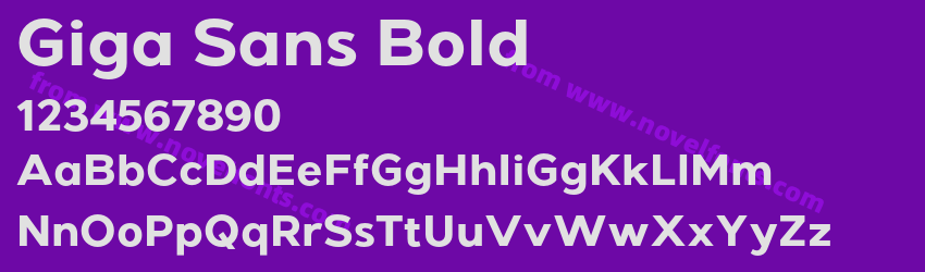 Giga Sans BoldPreview Giga Sans BoldPreview