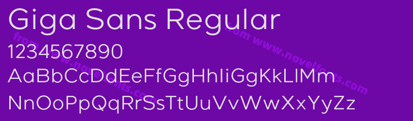 Giga Sans RegularPreview Giga Sans RegularPreview