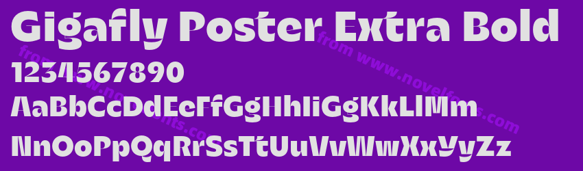 Gigafly Poster Extra BoldPreview Gigafly Poster Extra BoldPreview