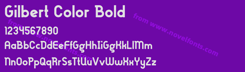 Gilbert Color BoldPreview Gilbert Color BoldPreview