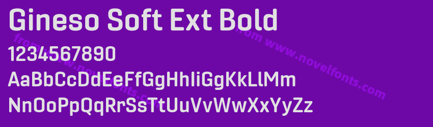 Gineso Soft Ext BoldPreview Gineso Soft Ext BoldPreview