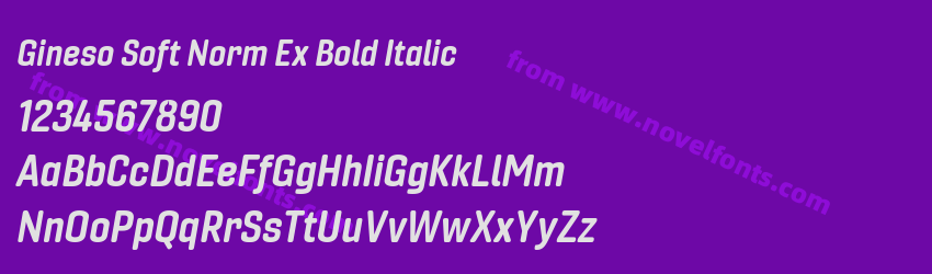 Gineso Soft Norm Ex Bold ItalicPreview Gineso Soft Norm Ex Bold ItalicPreview
