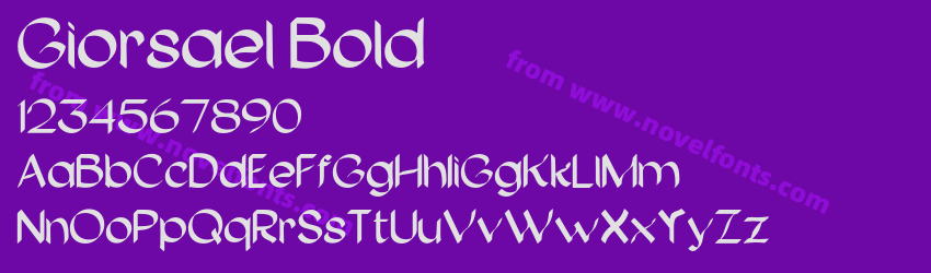 Giorsael BoldPreview Giorsael BoldPreview
