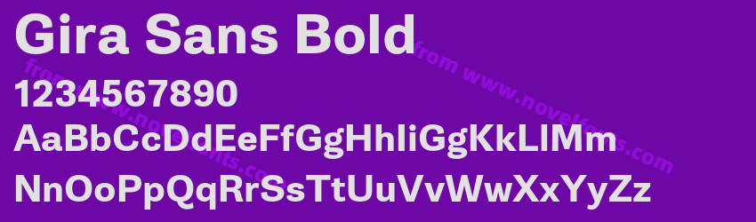 Gira Sans BoldPreview Gira Sans BoldPreview
