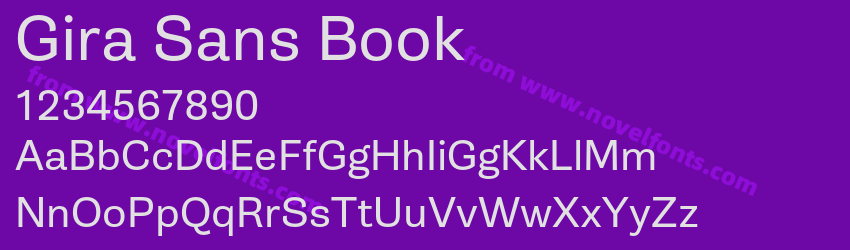 Gira Sans BookPreview Gira Sans BookPreview