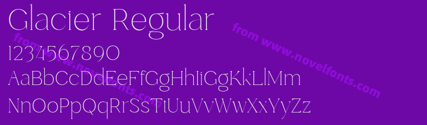 Glacier RegularPreview Glacier RegularPreview