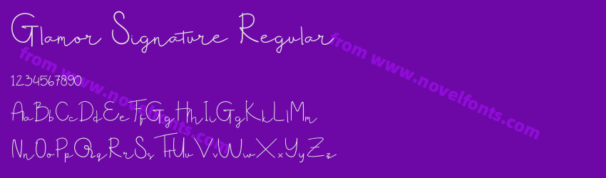 Glamor Signature RegularPreview Glamor Signature RegularPreview