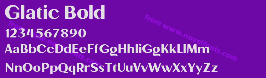 Glatic BoldPreview Glatic BoldPreview