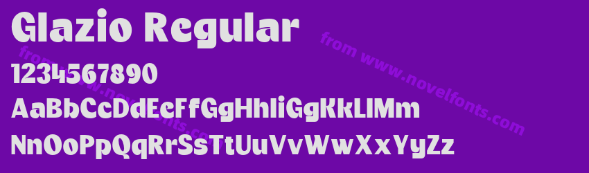 Glazio RegularPreview Glazio RegularPreview