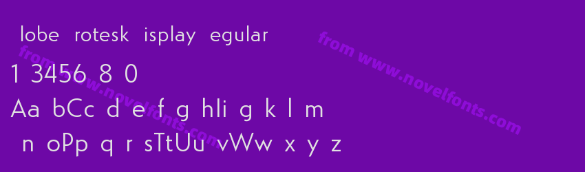 Globe Grotesk Display RegularPreview Globe Grotesk Display RegularPreview