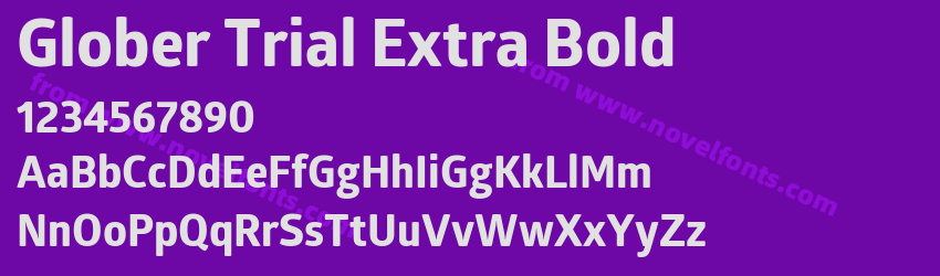 Glober Trial Extra BoldPreview Glober Trial Extra BoldPreview