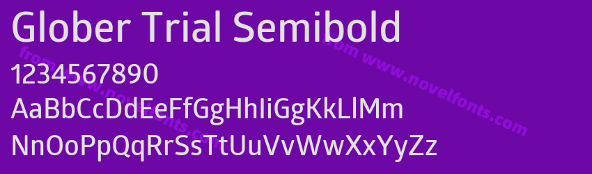 Glober Trial SemiboldPreview Glober Trial SemiboldPreview