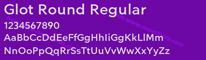 Glot Round RegularPreview Glot Round RegularPreview