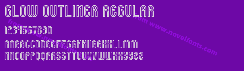 Glow Outliner RegularPreview Glow Outliner RegularPreview