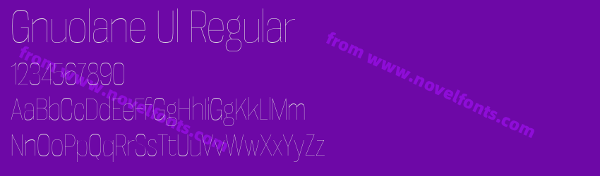 Gnuolane Ul RegularPreview
