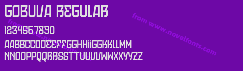Gobuva RegularPreview Gobuva RegularPreview