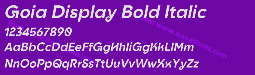 Goia Display Bold ItalicPreview Goia Display Bold ItalicPreview