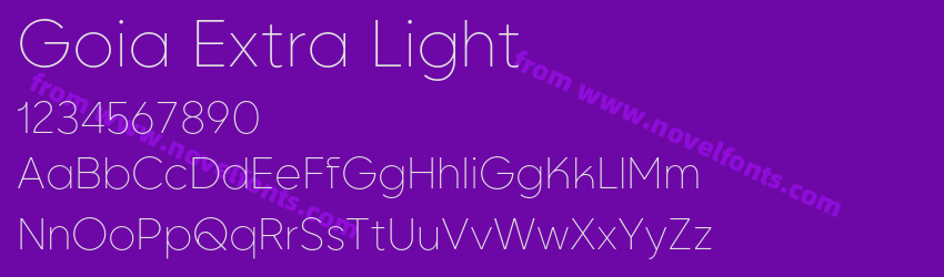 Goia Extra LightPreview Goia Extra LightPreview