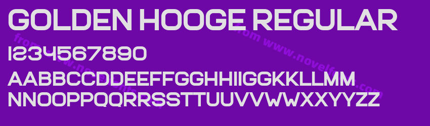 Golden Hooge RegularPreview Golden Hooge RegularPreview