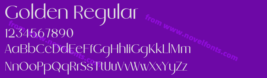 Golden RegularPreview Golden RegularPreview