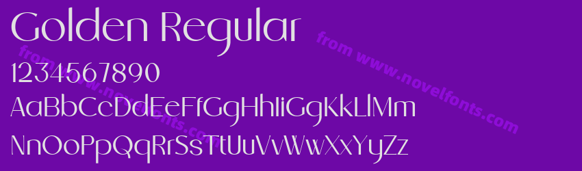 Golden RegularPreview Golden RegularPreview