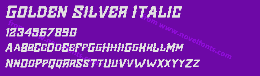 Golden Silver ItalicPreview Golden Silver ItalicPreview