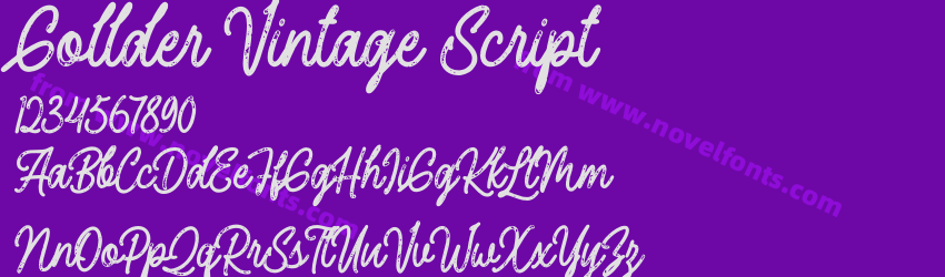 Gollder Vintage ScriptPreview Gollder Vintage ScriptPreview