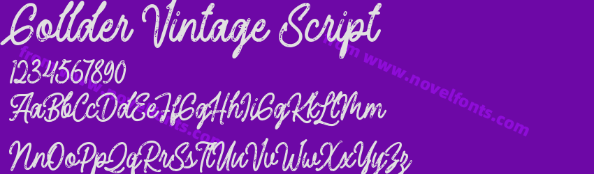 Gollder Vintage ScriptPreview