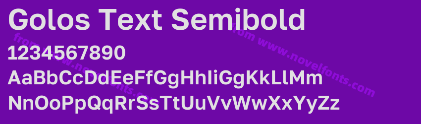 Golos Text SemiboldPreview Golos Text SemiboldPreview
