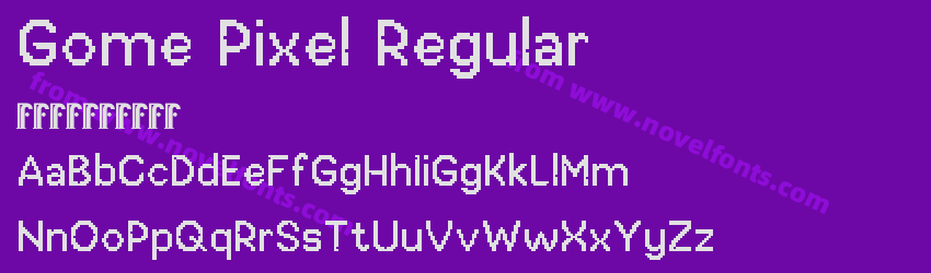 Gome Pixel RegularPreview Gome Pixel RegularPreview