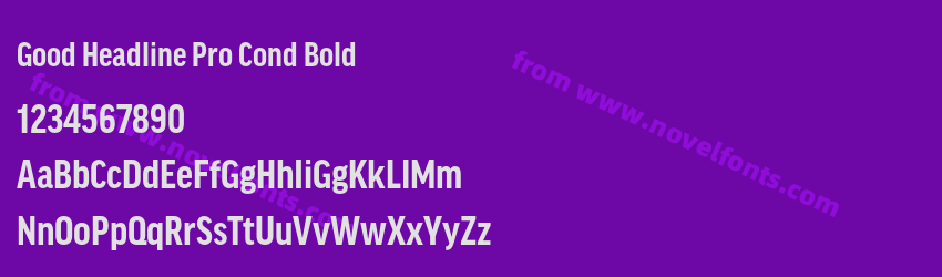 Good Headline Pro Cond BoldPreview Good Headline Pro Cond BoldPreview