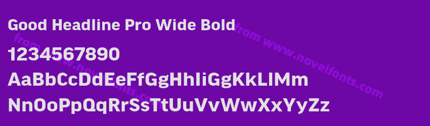 Good Headline Pro Wide BoldPreview Good Headline Pro Wide BoldPreview
