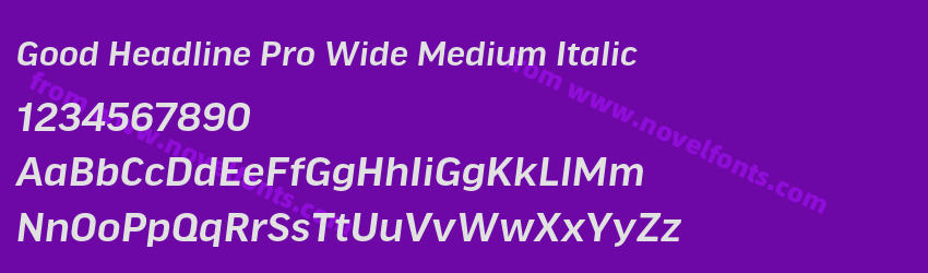 Good Headline Pro Wide Medium ItalicPreview Good Headline Pro Wide Medium ItalicPreview