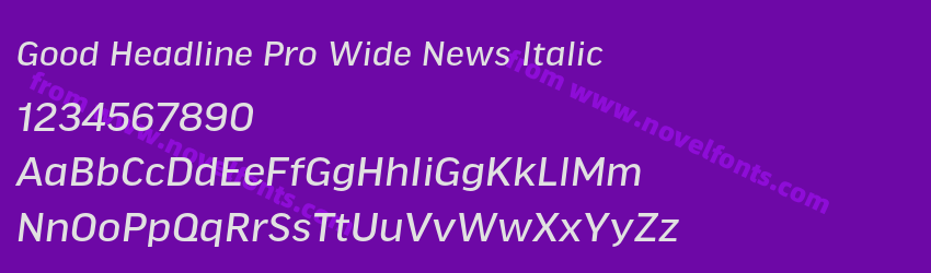 Good Headline Pro Wide News ItalicPreview Good Headline Pro Wide News ItalicPreview