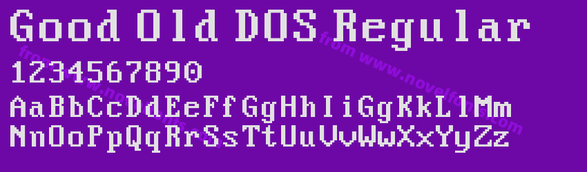 Good Old DOS RegularPreview Good Old DOS RegularPreview