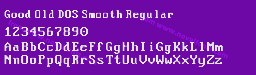 Good Old DOS Smooth RegularPreview