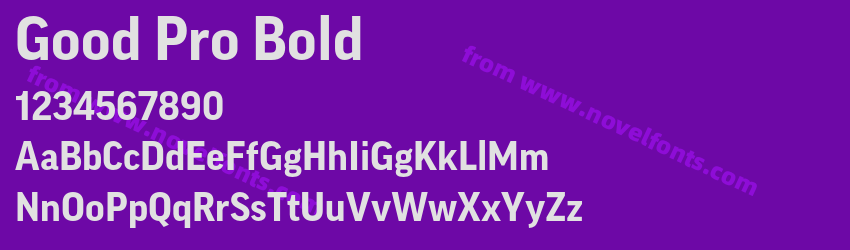 Good Pro BoldPreview Good Pro BoldPreview